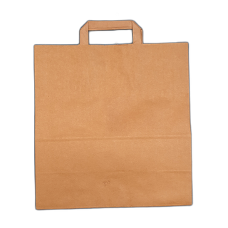 BROWN KRAFT FLAT HANDLE BAGS 335