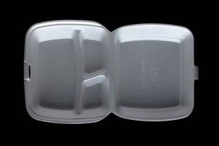 FC5  FOAM CLAM  3 COMP DINNER (SLV)