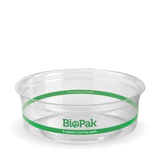 BIO 240ML BOWL 121MM CLEAR  P-240 (SLV)