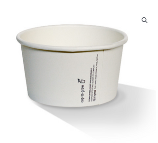 SOUP BOWL 12OZ  WHITE CTN