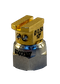 H200 nozzle; 90&deg;; 2 exits; &Oslash;0.50mm; 10&deg; (mushroom head)