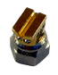H200 nozzle; 90&deg;; 2 exits; &Oslash;0.50mm; 10&deg; (mushroom head)