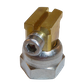 H200 nozzle; 90°; 3 exits; Ø0.50 mm; 22.5°(45°)