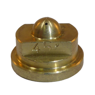 H20 button nozzle; 2 exits; 45°; Ø 0.50mm