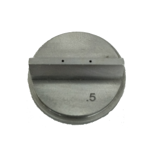 Nozzle; 540EC series; non-contact; 2-vein; 0.5mm; 0.250 spacing
