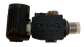 S.F. Inline filter assembly, 90º, 100 mesh