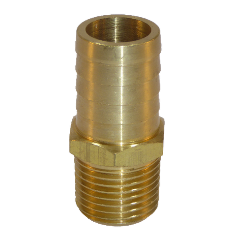 Adapter; barb; 1/2NPT x 3/4 tail