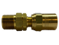 Fitting; 3/8 ID x 3/8 NPT-M swivel; straight