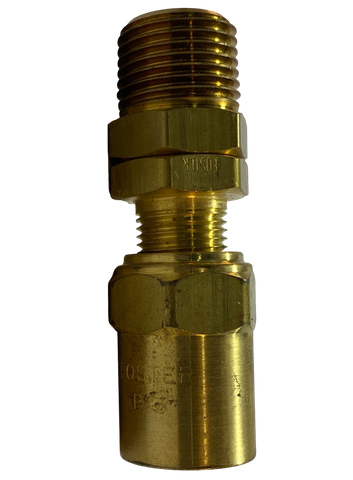 Fitting; 1/2 ID x 1/2 NPT-M swivel; straight