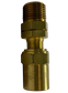 Fitting; 1/2 ID x 1/2 NPT-M swivel; straight