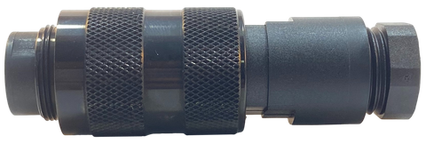 Connector; field-wireable; M16; male plug; 12-pin; PG9