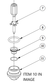 O'ring - 524 Valco Nozzle adaptor assembly