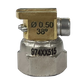 H200 nozzle; 90°; 3 exit; Ø 0.50mm, 19° Spread (Updated Screw)