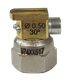 H200 nozzle; 90°; 3 exit; Ø 0.50mm, 30° Spread (Updated Screw)