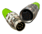 Encoder cable; DIN; 8-pin; Male/Female; 16 metres