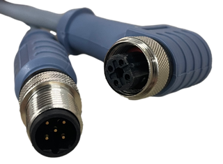Valve cable; M12; right angle; 1m
