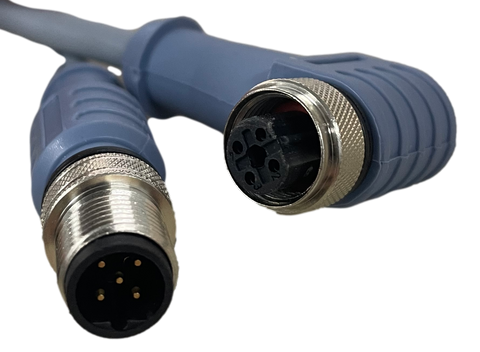 Valve cable; M12; right angle; 1m