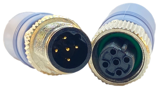 Valve cable; M12; 5-pin; female reverse key to flying leads; 15m