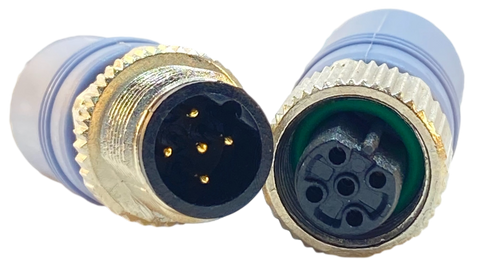 Valve cable; M12; 5-pin; female reverse key to flying leads; 15m