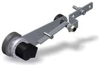 VDD1000 encoder with spring loaded bracket, & measuring wheel