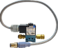 Mini 4-way air valve assembly; 24VDC; 1/4 NPT ports