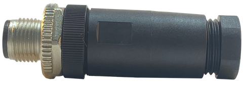 Connector; M12; 5-pin; male plug; REV key (valve)