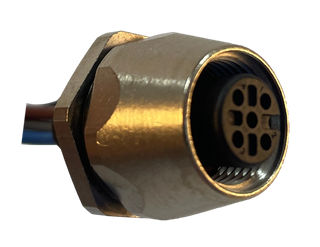 Connector; M12; 5-pin; female socket with cable tails