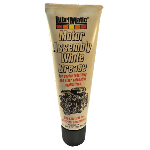 White Lithium grease; 8oz tube