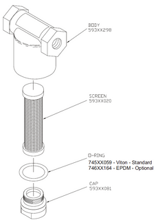 Standard fluid filter body