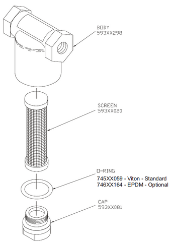 Standard fluid filter body