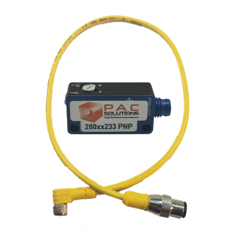 Laser scanner assembly; PNP scanner with cable