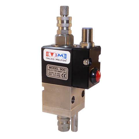 900 series solenoid-operated glue valve; contact; viton seals
