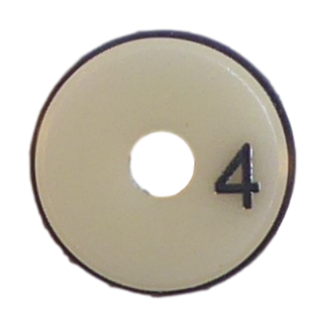 Seat insert assembly; 4mm; 900 & 540 Series Valves