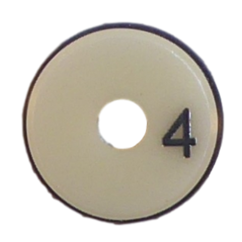 Seat insert assembly; 4mm; 900 & 540 Series Valves