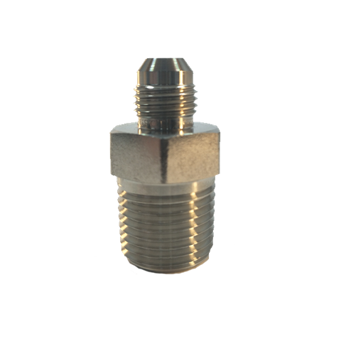Connector 3/8 JIC x 1/2 NPT SS