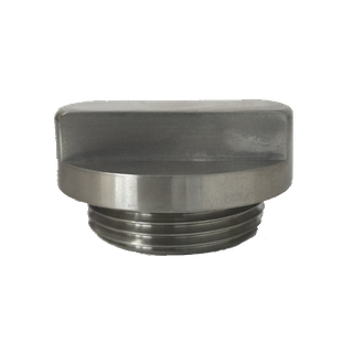 Large fluid filter End cap