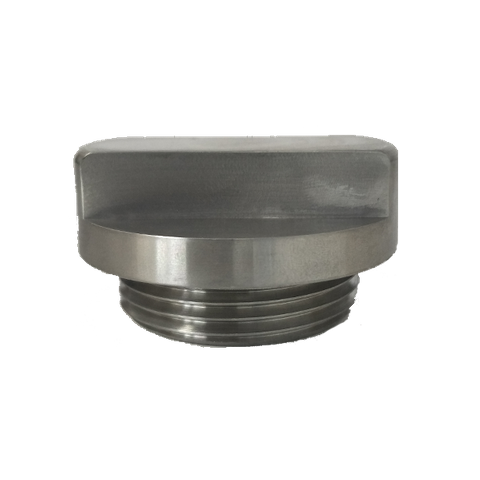Large fluid filter End cap