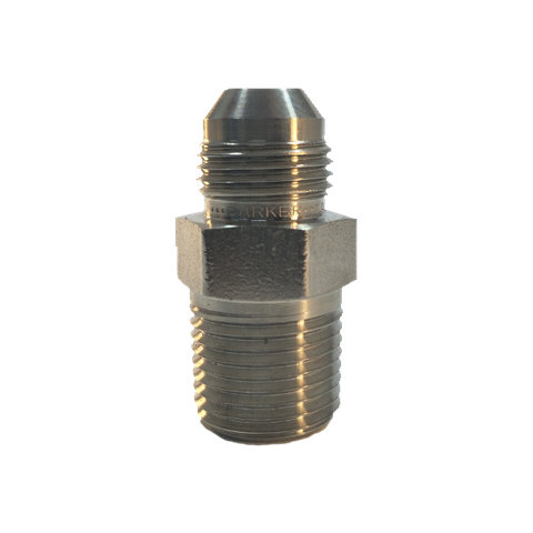 Connector; 1/2 JIC x 1/2 NPT SS