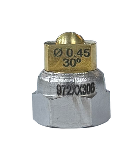 H200 nozzle; spherical; 2 exits; 30&deg;; &Oslash; 0.45mm