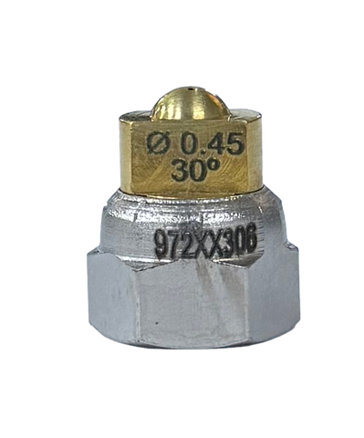 H200 nozzle; spherical; 2 exits; 30&deg;; &Oslash; 0.45mm