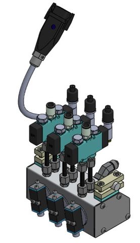 MOR Series Hot Melt Applicators with Orientable Modules