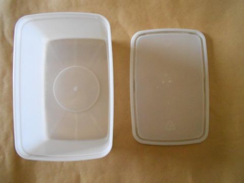 5LT WHITE ICE CREAM CONTAINER NO LID