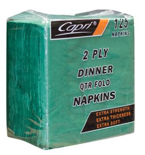 2PLY DINNER NAPKIN DARK GRN(2DPG/ND0164) (125/1000)