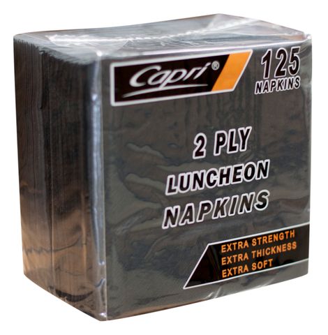 2PLY LUNCH NAPKIN BLACK (NL0128)(125/2000)