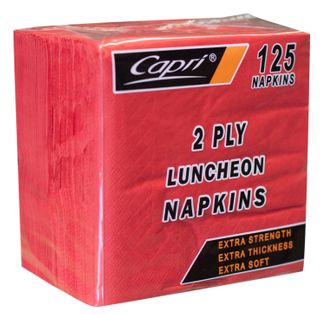 2PLY LUNCH NAPKIN RED (C-NL0122)(125/2000)