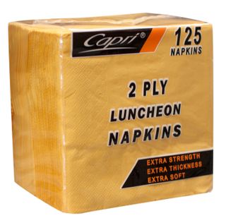 2PLY LUNCH NAPKIN GOLD (2LYE/NL0127) (125/1000)