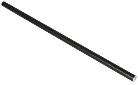 STRAWS PAPER BLACK (AUSP25BLA/EC-DS0470) (250/2500)