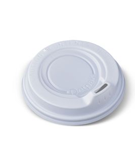 DISCONTINUED-LID 12/16OZ SPOUT WHT-QR 90MM (V150S0001)(100/1000)