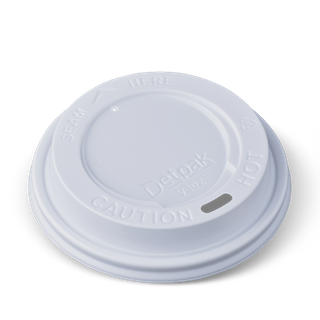 LID 8/12/16OZ SMTH WALL WHITE 90MM LID (V302S0001) (100/1000)