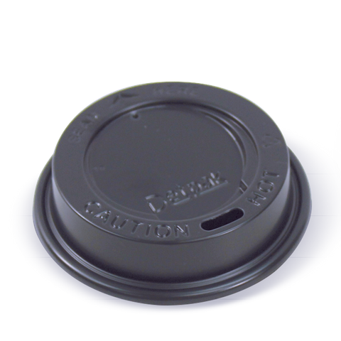 LID 8/12/16OZ SMTH COMBO 86MM  BLK (V302S0029) (100/1000)